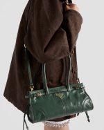 Prada Bonnie Medium Leather Handbag - Image 7